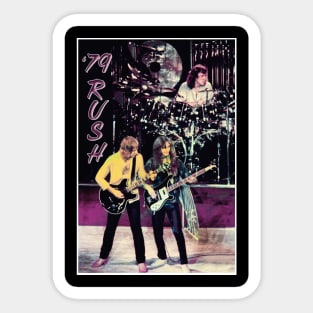 '79 Rush Concert Sticker